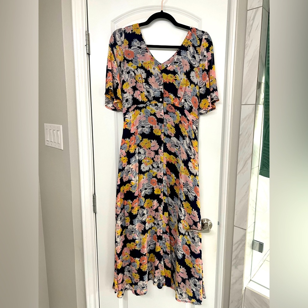 Vintage flowy maxi dress
